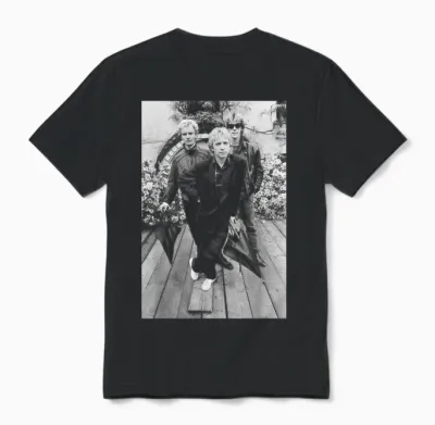 Photo of the Promotional Group the Police Synchronicity, 1983 Unisex T-Shirt - Black