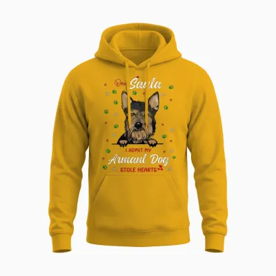 Armant Dog Dog Christmas Dog Breed Unisex Hoodie - Gold