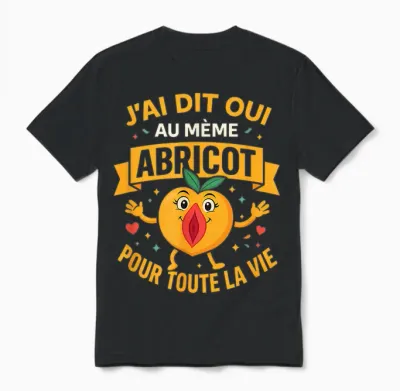 J'ai Said Oui Le Same Apricot – Funeral Life of Boy Unisex T-Shirt - Black