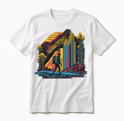 Hiking Unisex T-Shirt - White