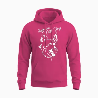 Australian Cattle Dog Unisex Hoodie - Heliconia