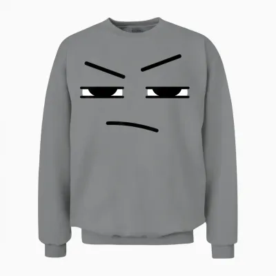 Creepy Funny Carrots Face Halloween Costume Kids and Adults Unisex Sweatshirt - Sport Grey