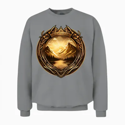 Valhalla Hiking Unisex Sweatshirt - Sport Grey