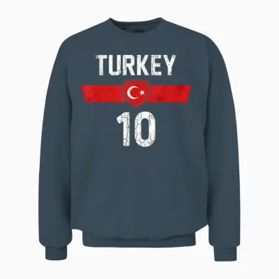 Cadeau Türkiye Pour La Turquie Football Football Europe Turk Unisex Sweatshirt - Dark Heather