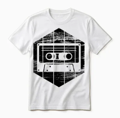 80s Cassette Tape Unisex T-Shirt - White