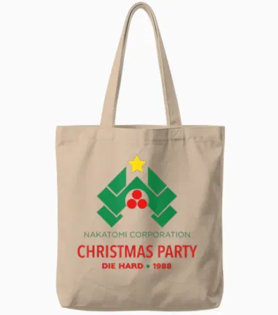 The Hard Nakatomi Corporation Christmas Party 1988 Tote Bags - Natural