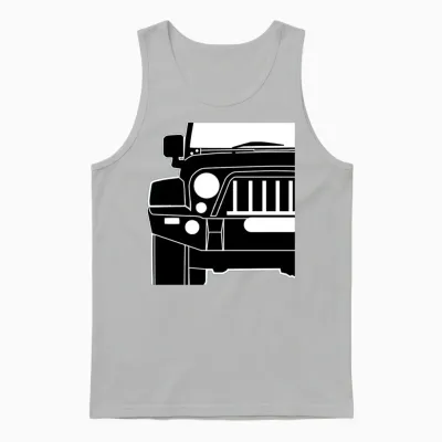 Jeep Wrang Unisex Tank Top - Ash