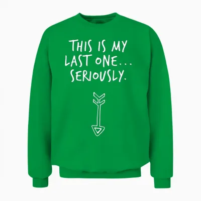 Funny Pregnancy Unisex Sweatshirt - Irish Green