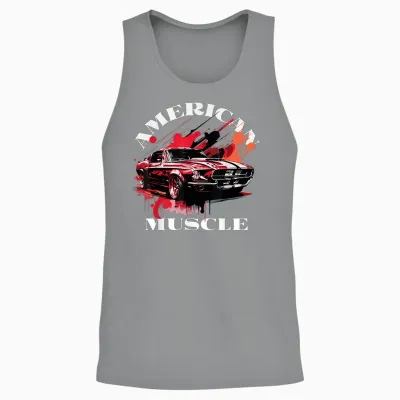 Klassisches Amerikanisches Muscle-Car Unisex Tank Top - Sport Grey