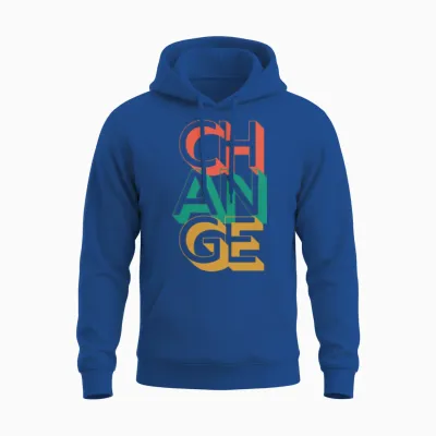 Retro Change Unisex Hoodie - Royal