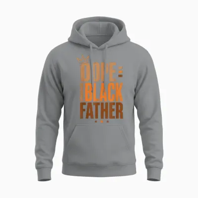 Fathers Day Dope Black Father African American Pride Dad Men Unisex Hoodie - Sport Grey