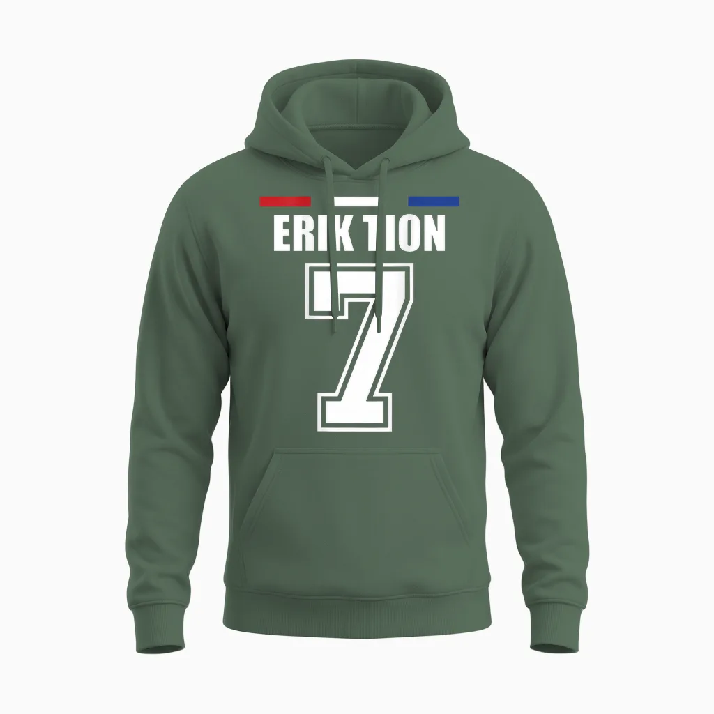 Lustige Namen Holland Trikot Für Mallorca Und Die Party Unisex Hoodie in Military Green