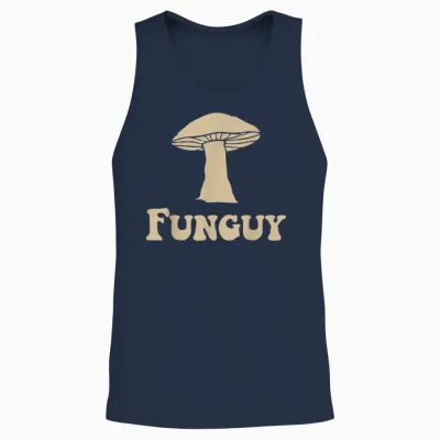 Fungi Fun Guy Funny Mushroom Lover Unisex Tank Top - Navy