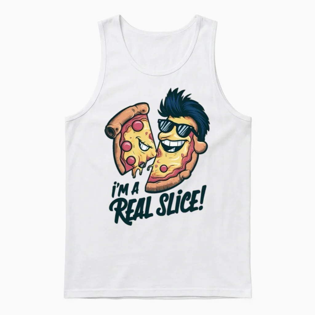 Funny T-Shirts Unisex Tank Top in White