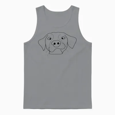 Dog Unisex Tank Top - Sport Grey