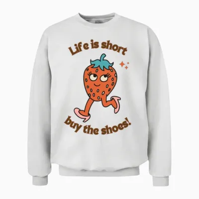Funny Gift Unisex Sweatshirt - White