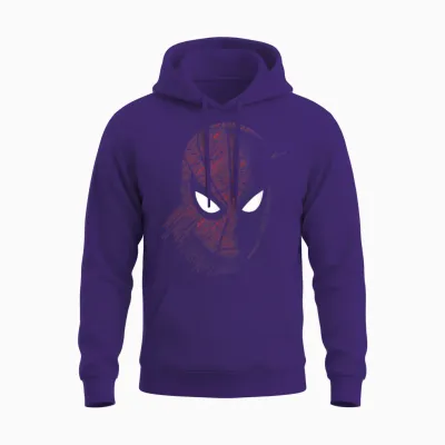 Marvel Spider-Man: Far from Home Close Up T-Shirt Small Unisex Hoodie - Purple