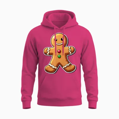 Gingerbread Christmas Women Kids Toddler Men Man Boys Unisex Hoodie - Heliconia