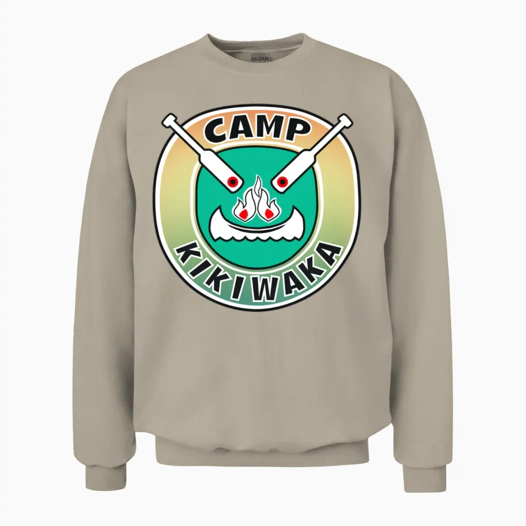 Retro Kikiwaka Unisex Sweatshirt in Sand