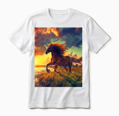 Horses Are My Life Unisex T-Shirt - White