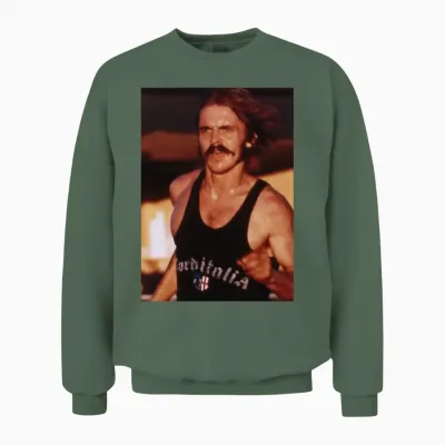 Steve Prefontaine Unisex Sweatshirt - Military Green
