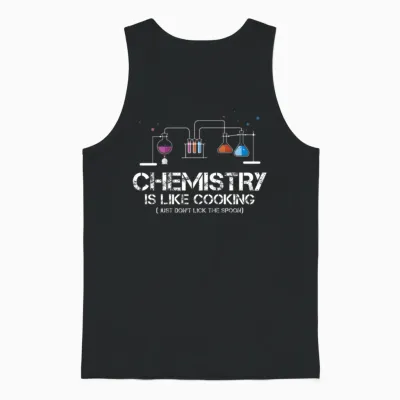 Chemistry Cooking Unisex Tank Top - Black