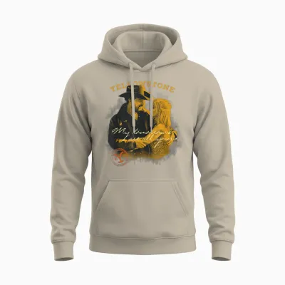 Yellowstone Beth Dutton Rip Wheeler My Morning T-Shirt, Black Unisex Hoodie - Sand