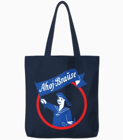 Ahoj Brause Tote Bags - Navy
