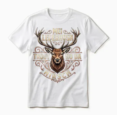 Passend Für Oktoberfest Shirt Herren Trachtenshirt Trachten Unisex T-Shirt - White