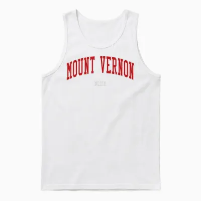 University Style Mount Vernon Ohio College Unisex Tank Top - White