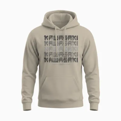Kawasaki City Retro 90er Japan Aesthetics 80er Kawasaki Unisex Hoodie - Sand