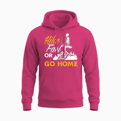 Funny Hiking Hiker Gift Unisex Hoodie - Heliconia
