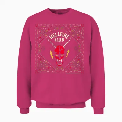 Stranger Things Dice Design Hellfire Club T-Shirt, Black, S Unisex Sweatshirt - Heliconia