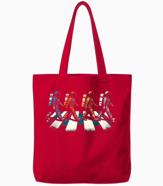 Retro Astronaut Weltraum Geschenke Männer Kinder Frauen Lustig Weltraum Tote Bags in Red