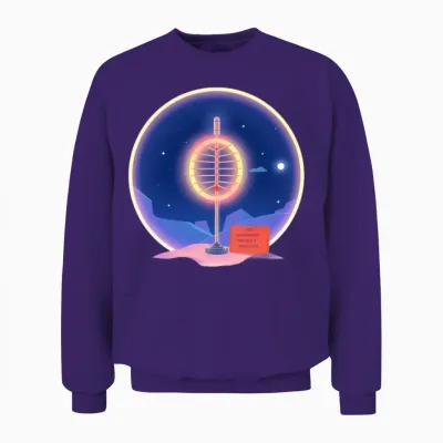 I Void Warranties and Talk to Satellites Unisex Sweatshirt - Purple