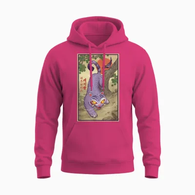 Kpop Demon Hunters Derpy Traditional Officially Licensed Unisex Hoodie - Heliconia