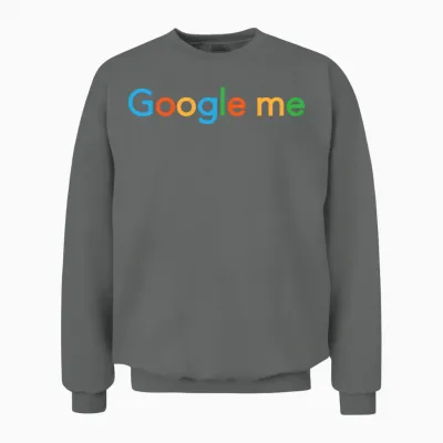 Google Me Unisex Sweatshirt - Graphite Heather