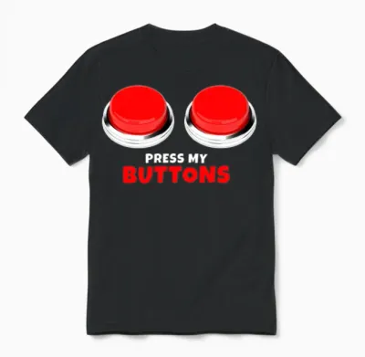 Press My Buttons Swingers Gifts | Pineapple Swingi Unisex T-Shirt - Black