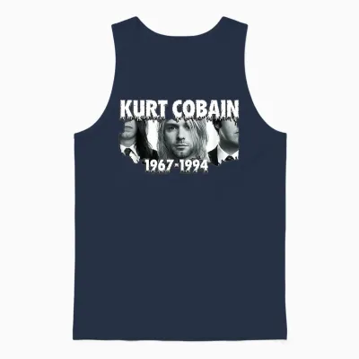 Alternative Rock Grunge 001 Unisex Tank Top - Navy
