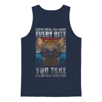 Dog Bulldog Dog Owner Master Unisex Tank Top - Navy – 1