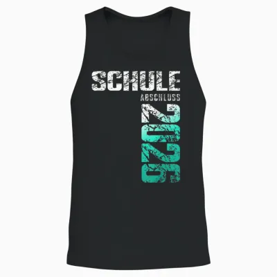 Schule Geschafft 2026 Schulabschluss Unisex Tank Top - Black