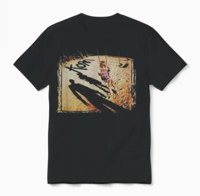 Korn Swing Set Cover T-Shirt, Black, S Unisex T-Shirt - Black
