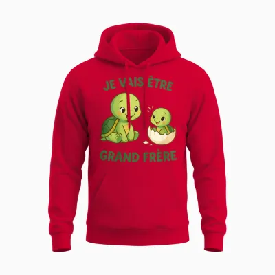 Child Big Brother - I Will Be Big Brother - Future Big Brother Unisex Hoodie - Red