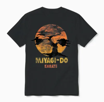 The Karate Kid Miyagi-Do T-Shirt, Black, S Unisex T-Shirt - Black