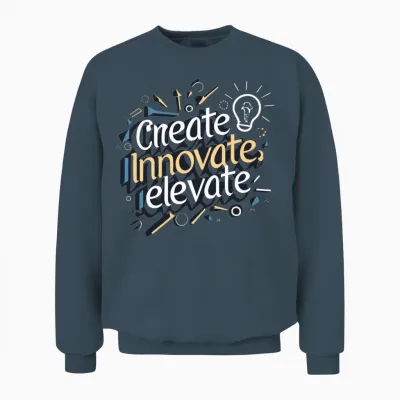 Create, Innovate, Elevate Unisex Sweatshirt - Dark Heather