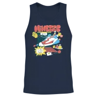 Nineties 90s Kid Retro Unisex Tank Top - Navy – 2