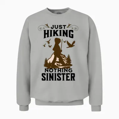 Just Hiking Unisex Sweatshirt - Ash