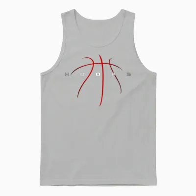 Basketball Clothing - Basketball T-Shirt Small Unisex Tank Top - Ash