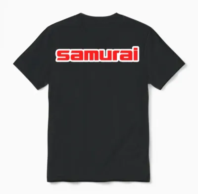 Suzuki Samurai Script Emblem - Autonaut.com Unisex T-Shirt - Black