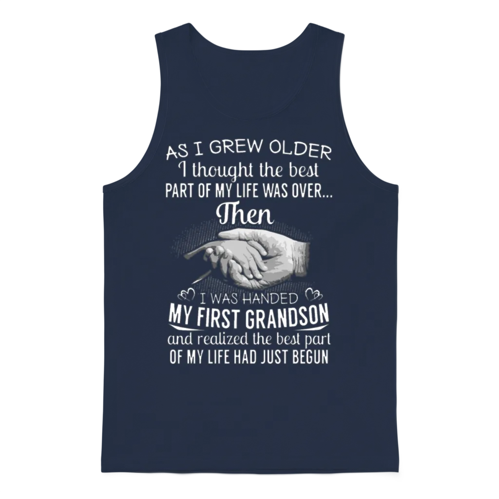 As I Grew Older I Thought the Best Part of My Life Unisex Tank Top - Navy